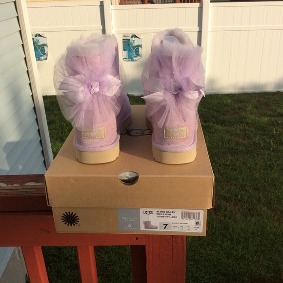 Ugg Mini Bailey Tulle Bow - Picture 3 of 8